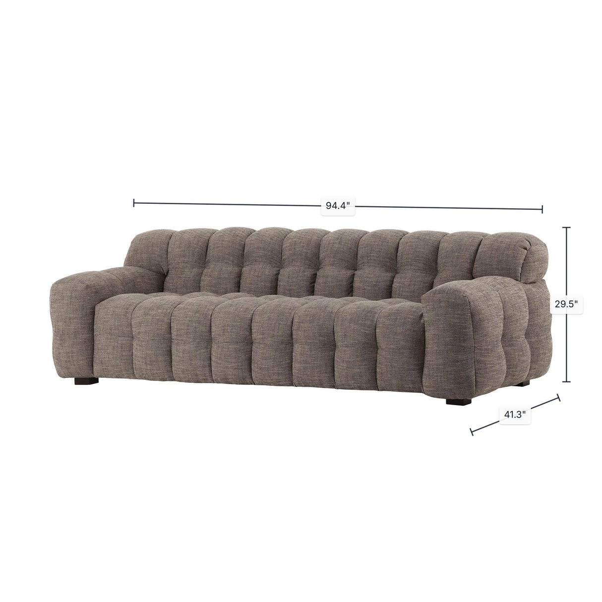 LH Home Fusion Sofa - Brown