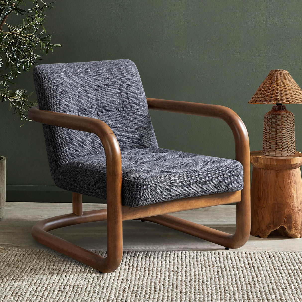 LH Home Curbside Club Chair - Charcoal