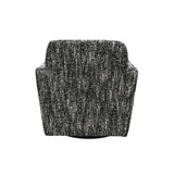 LH Home Cooper Swivel Club Chair - Chanel Black