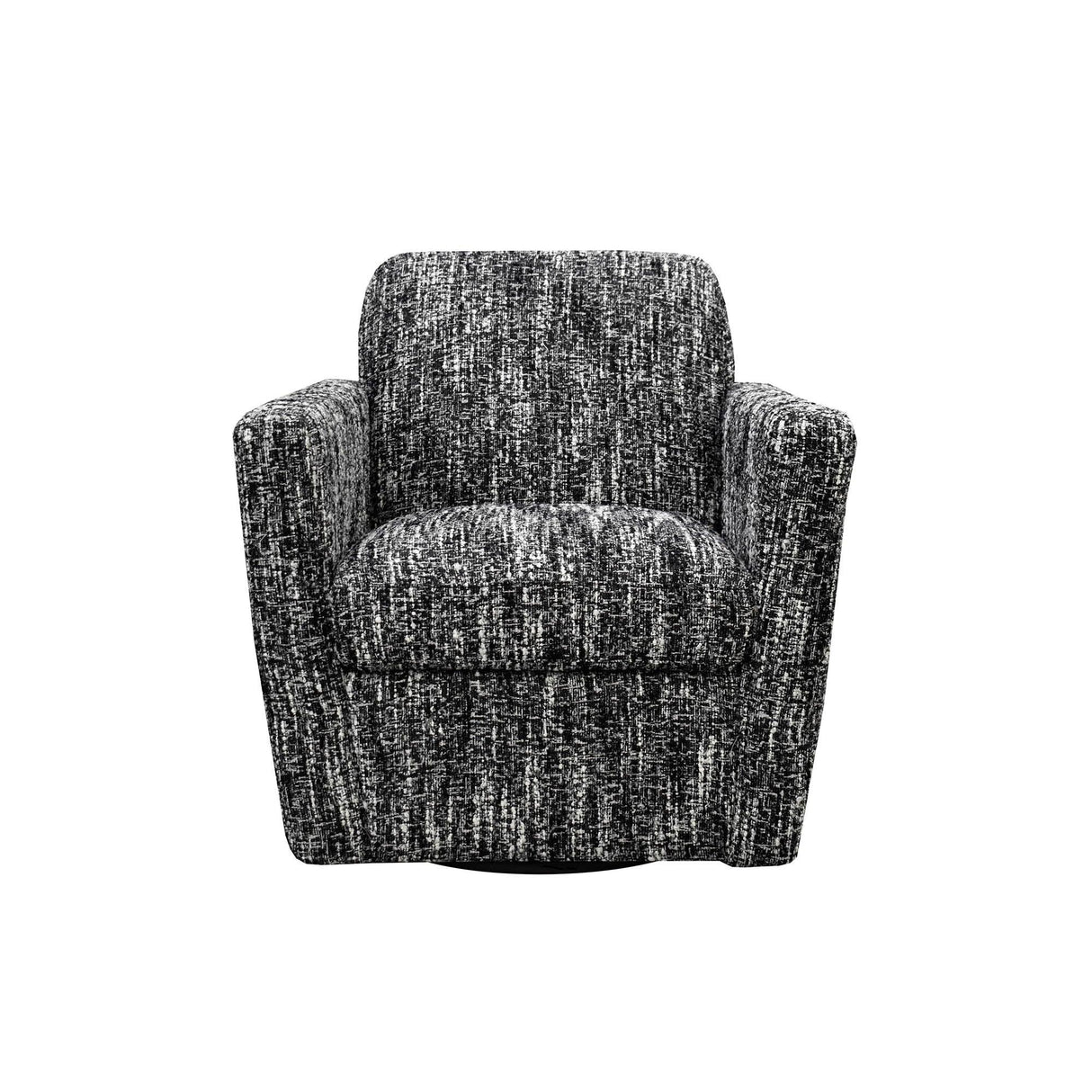 LH Home Cooper Swivel Club Chair - Chanel Black