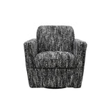LH Home Cooper Swivel Club Chair - Chanel Black