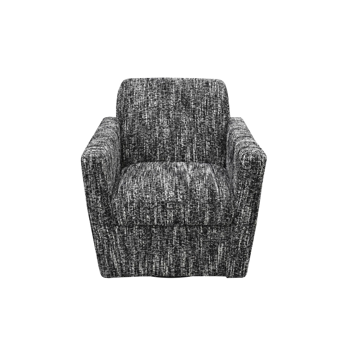 LH Home Cooper Swivel Club Chair - Chanel Black