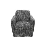 LH Home Cooper Swivel Club Chair - Chanel Black