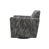 LH Home Cooper Swivel Club Chair - Chanel Black