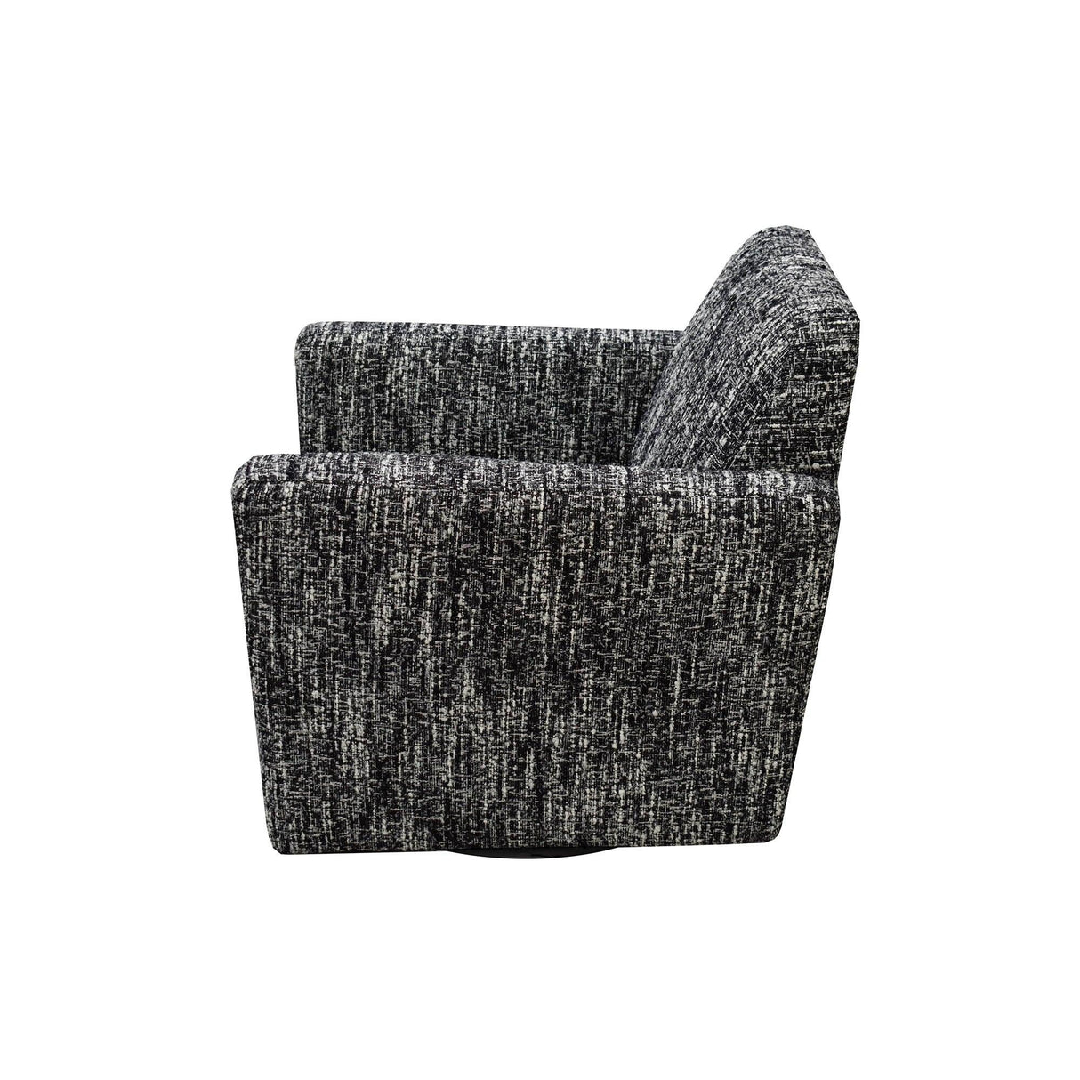 LH Home Cooper Swivel Club Chair - Chanel Black