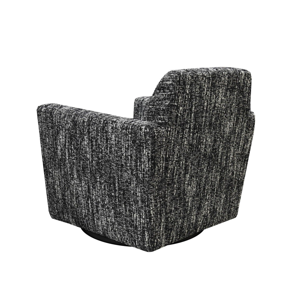 LH Home Cooper Swivel Club Chair - Chanel Black
