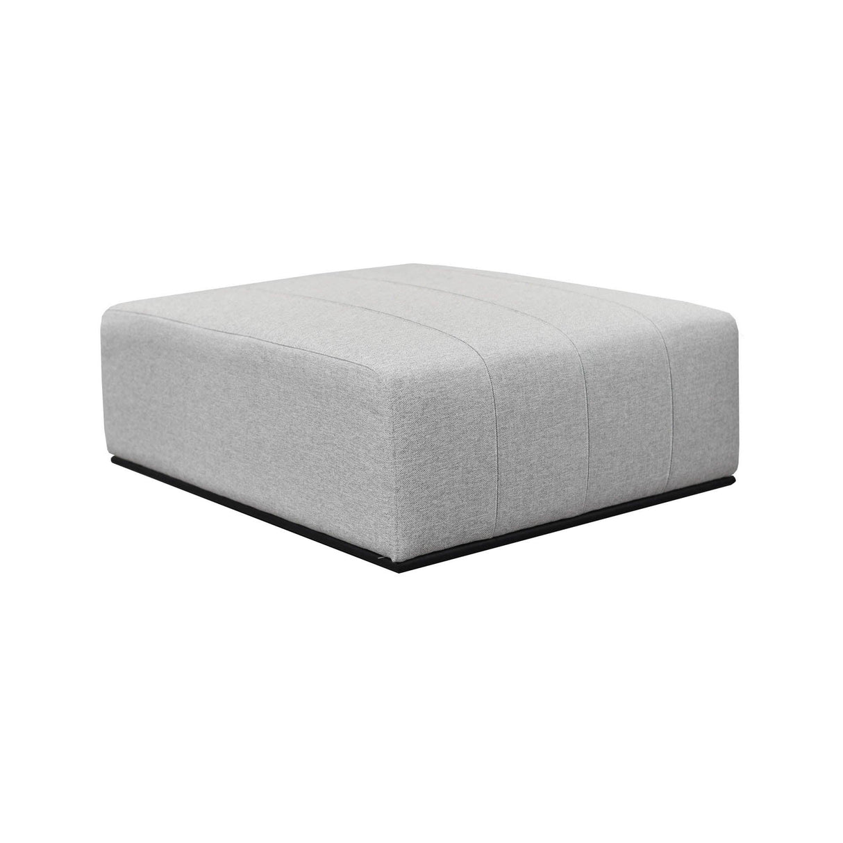 LH Home Sullivan Ottoman - Alba Stone