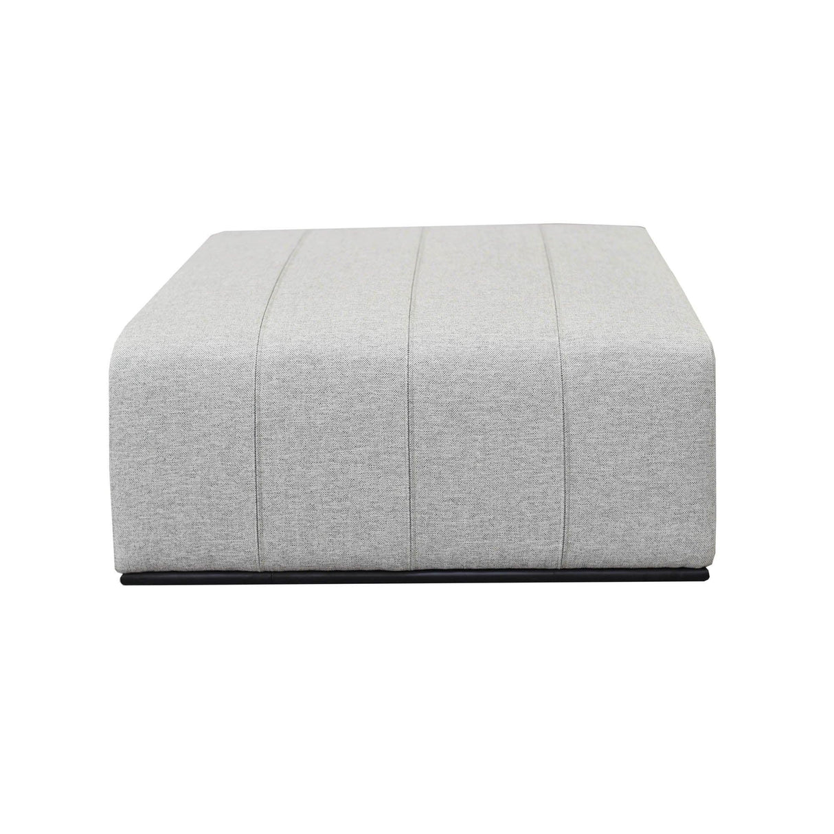 LH Home Sullivan Ottoman - Alba Stone