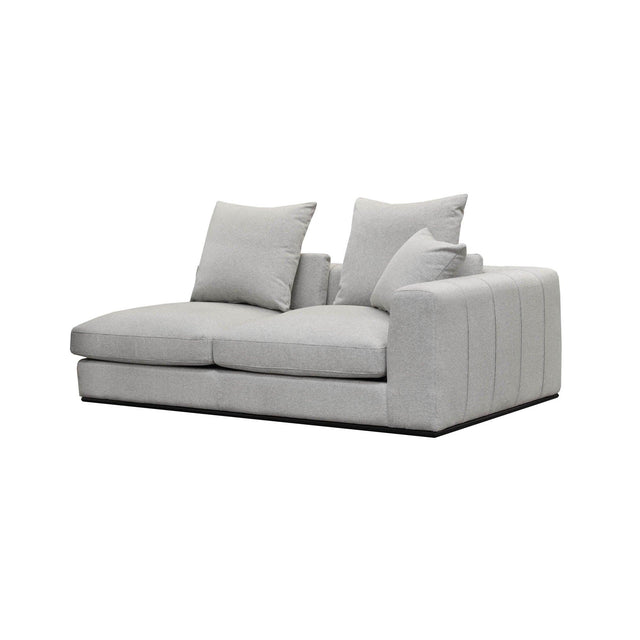 LH Home Sullivan Sectional RHF Sofa - Alba Stone