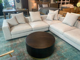 LH Home Sullivan Sectional RHF Sofa - Alba Stone