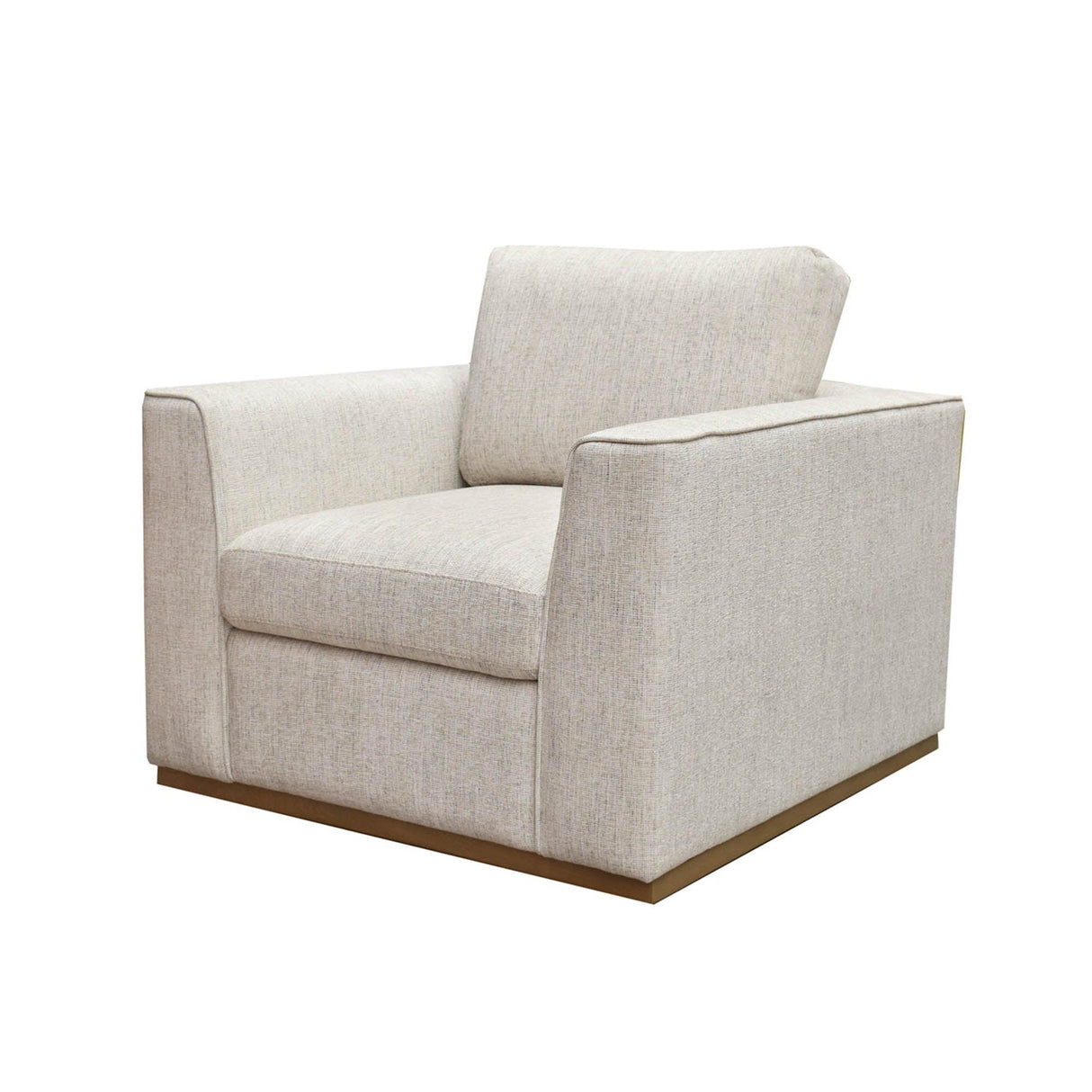LH Home Anderson Club Chair - Woven Linen