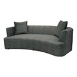 LH Home Isabella Sofa - Polished Pewter