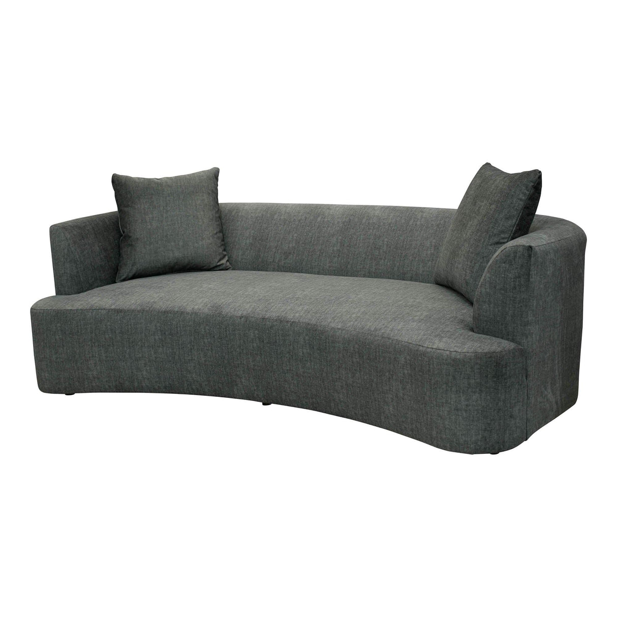 LH Home Isabella Sofa - Polished Pewter