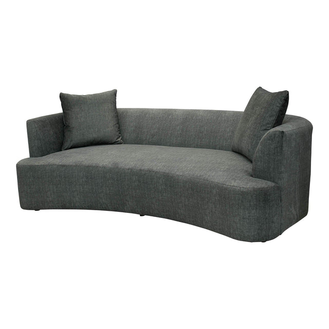 LH Home Isabella Sofa - Polished Pewter