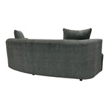 LH Home Isabella Sofa - Polished Pewter