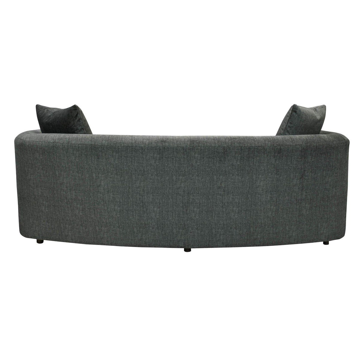 LH Home Isabella Sofa - Polished Pewter