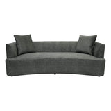 LH Home Isabella Sofa - Polished Pewter