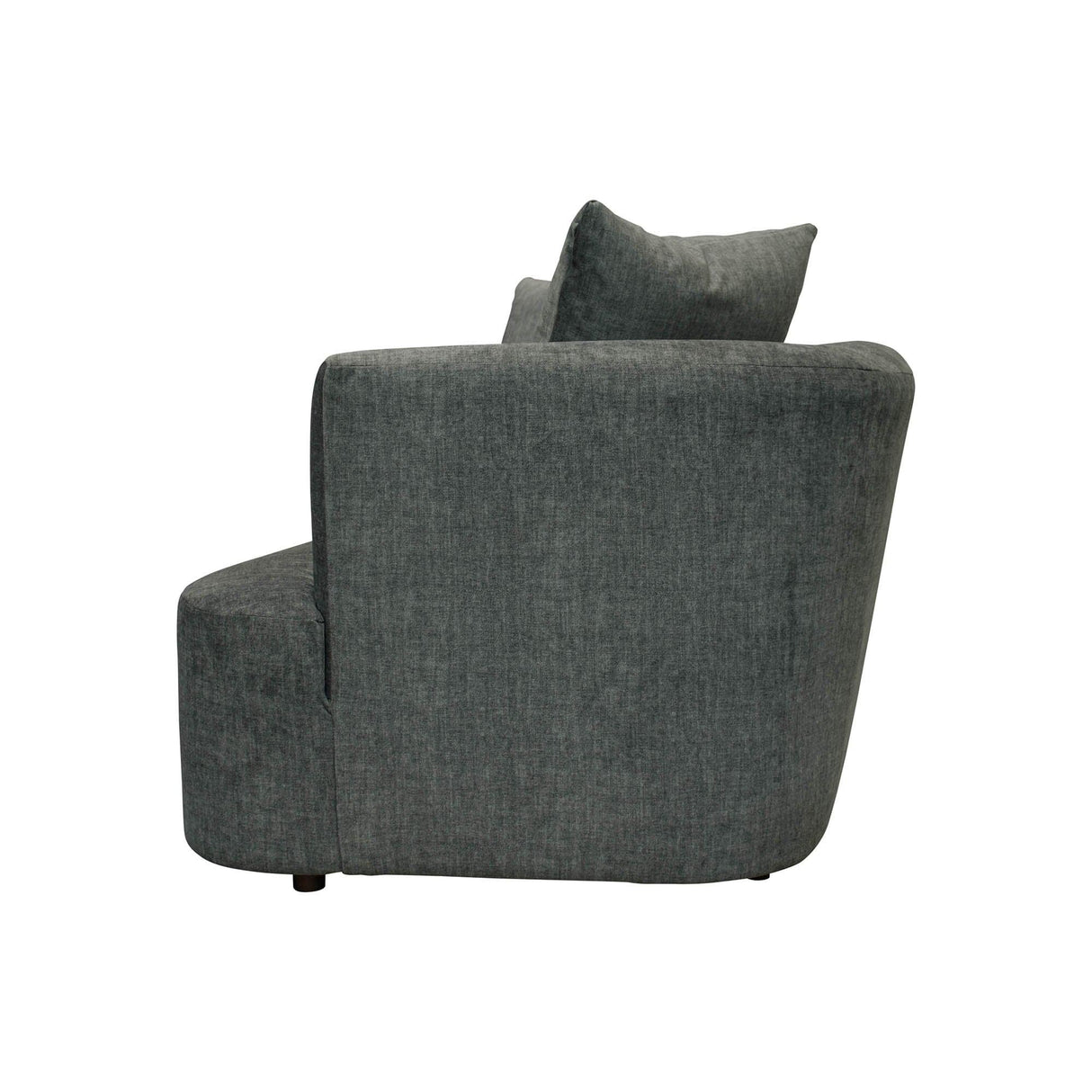 LH Home Isabella Sofa - Polished Pewter