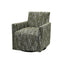 LH Home Riley Swivel Club Chair - Paris Green