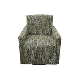 LH Home Riley Swivel Club Chair - Paris Green