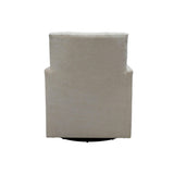 LH Home Riley Swivel Club Chair - Ivory