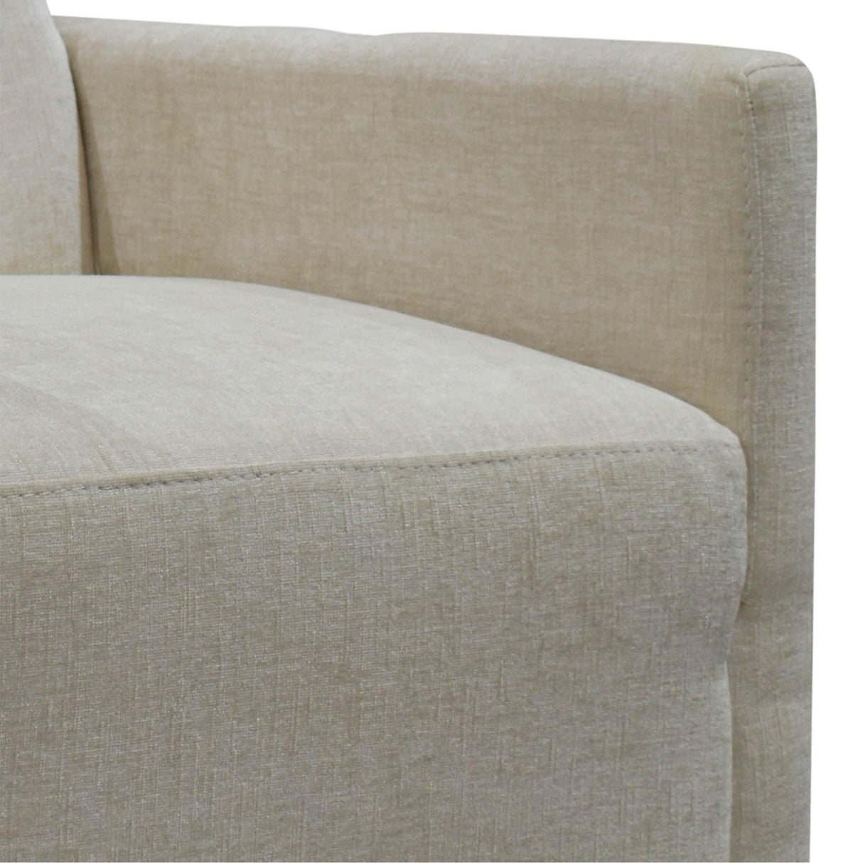 LH Home Riley Swivel Club Chair - Ivory