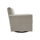 LH Home Riley Swivel Club Chair - Ivory