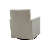 LH Home Riley Swivel Club Chair - Ivory