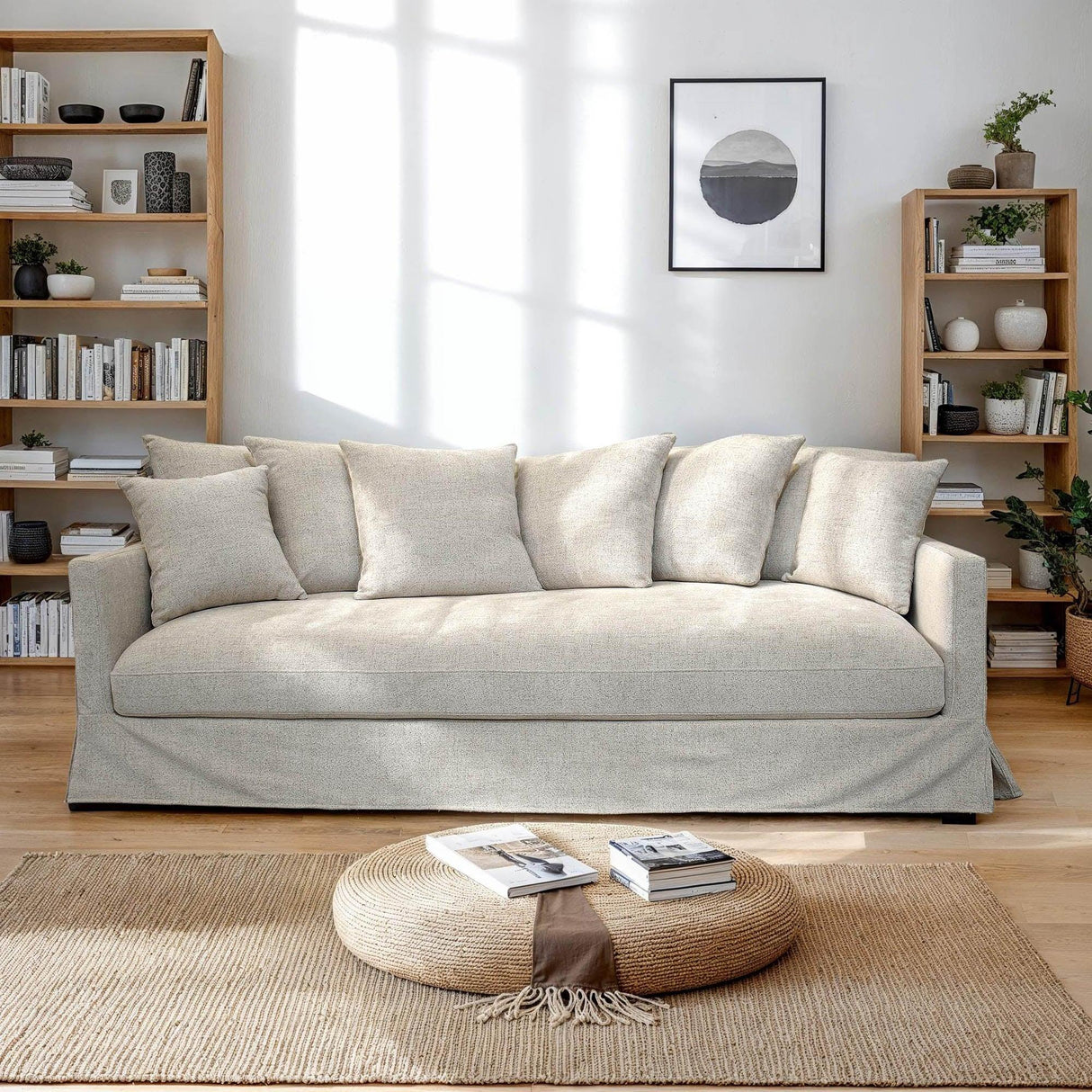 LH Home Boardwalk Sofa - Pebble