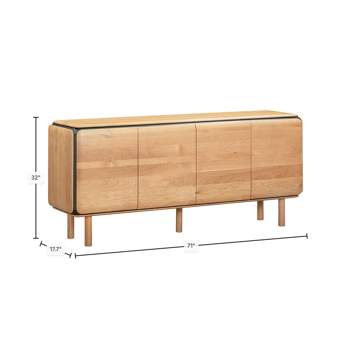 LH Home Distillery 4 Door Sideboard