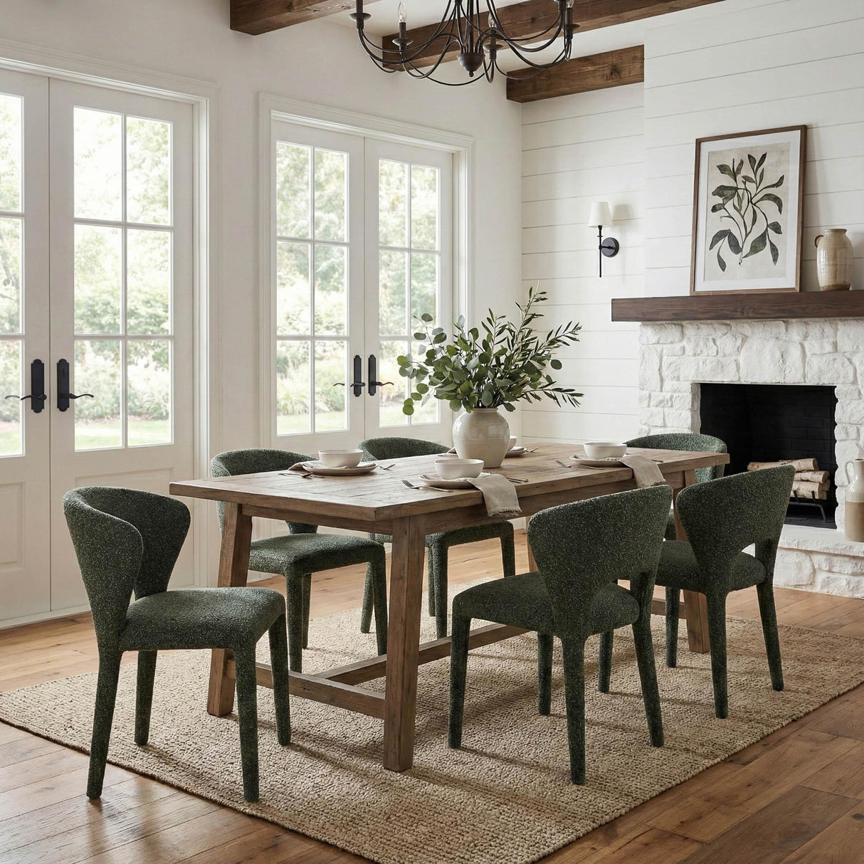 LH Home Dakota Dining Chair - Cloud Moss