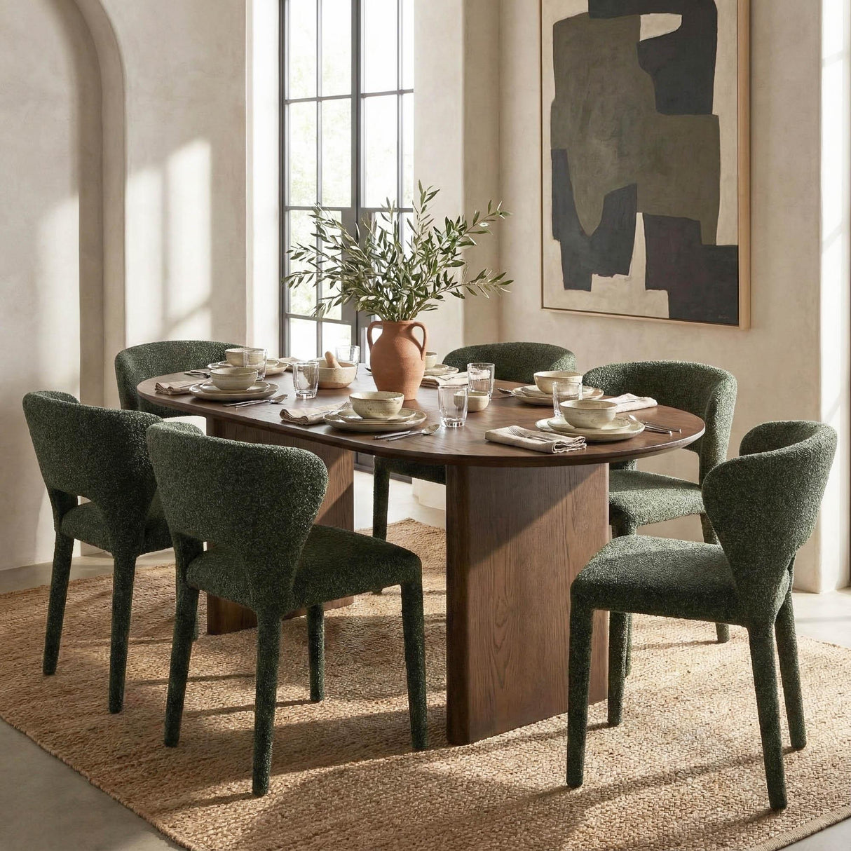 LH Home Dakota Dining Chair - Cloud Moss