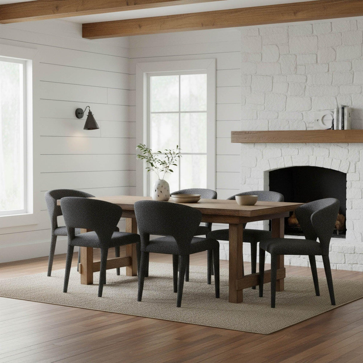 LH Home Dakota Dining Chair - Cloud Storm