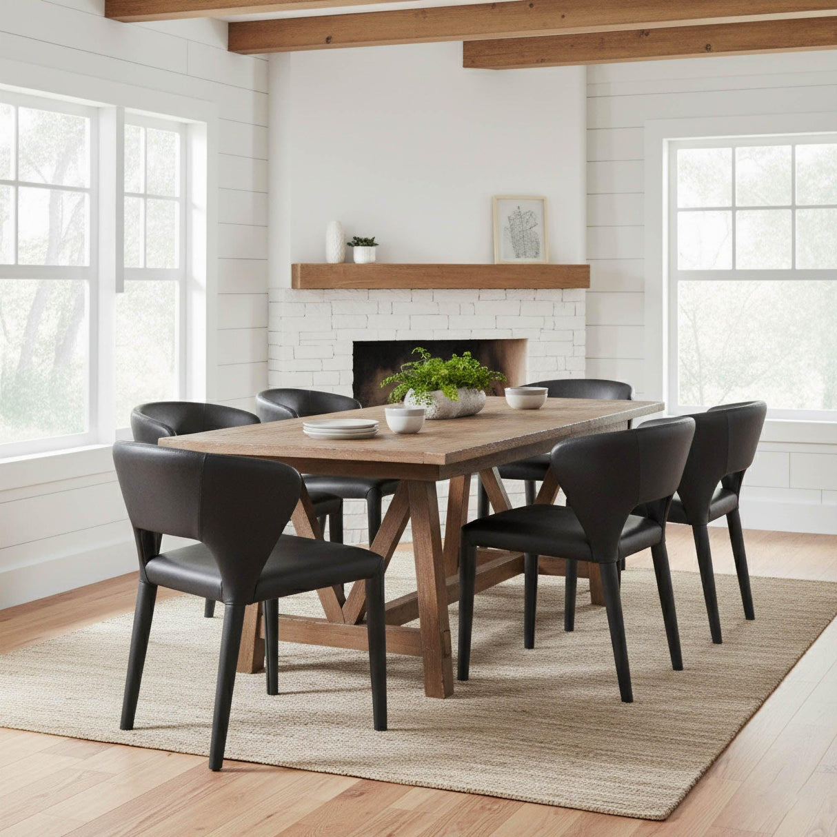LH Home Dakota Dining Chair - Black