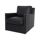 LH Home Europa Swivel Glider - Black