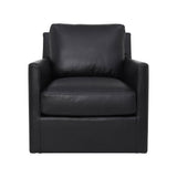 LH Home Europa Swivel Glider - Black