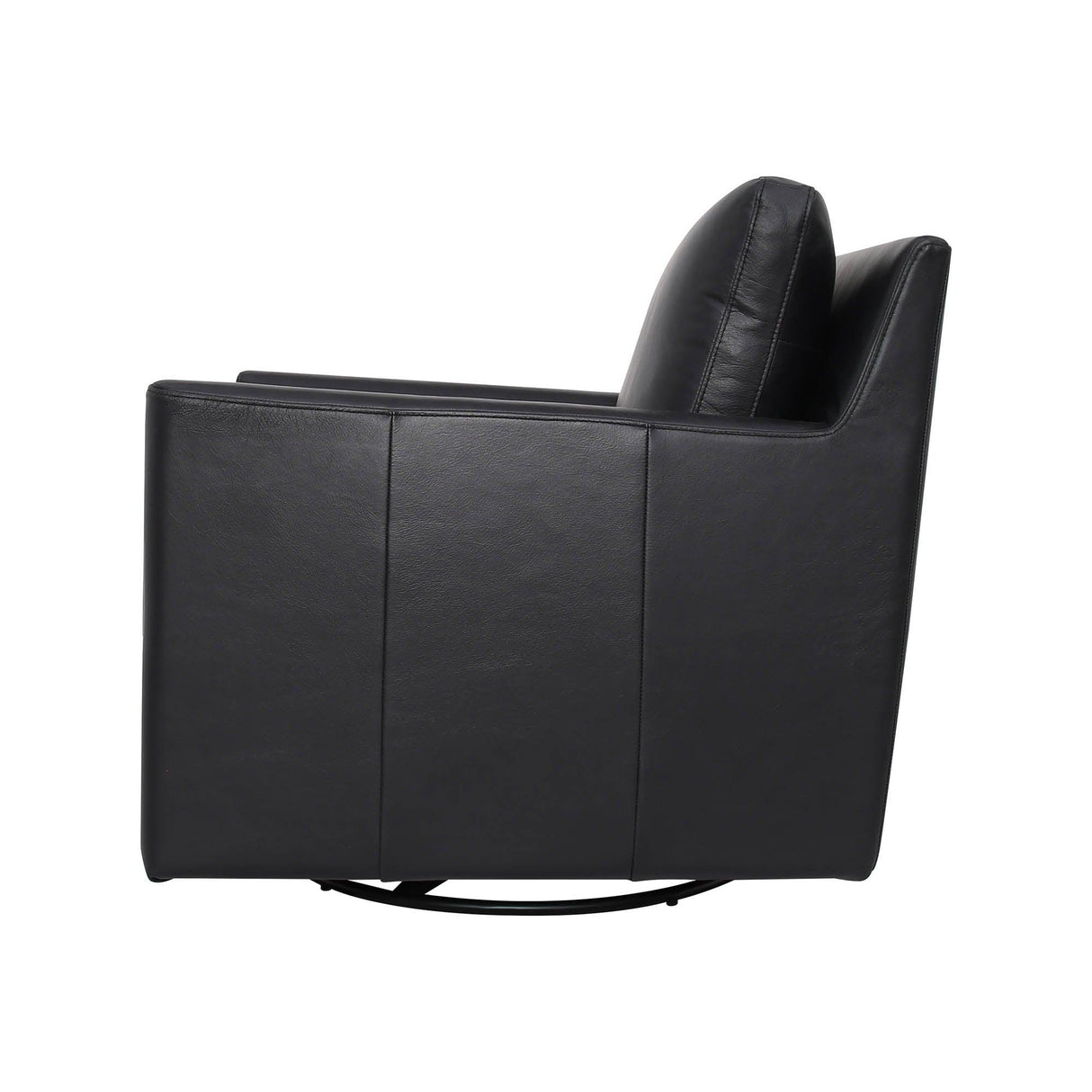 LH Home Europa Swivel Glider - Black