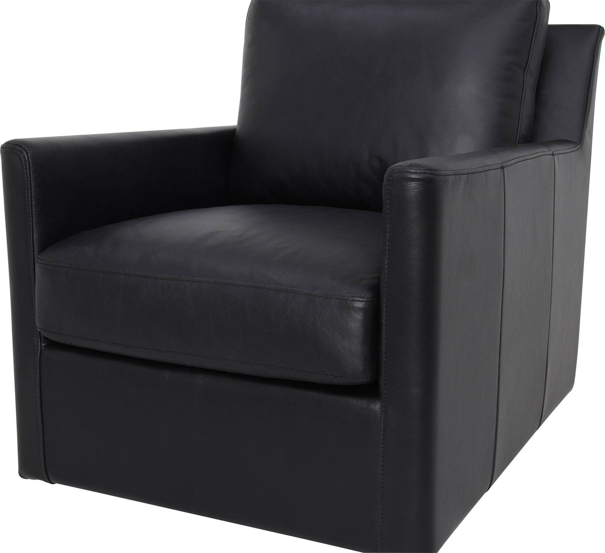 LH Home Europa Swivel Glider - Black