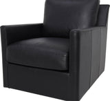 LH Home Europa Swivel Glider - Black