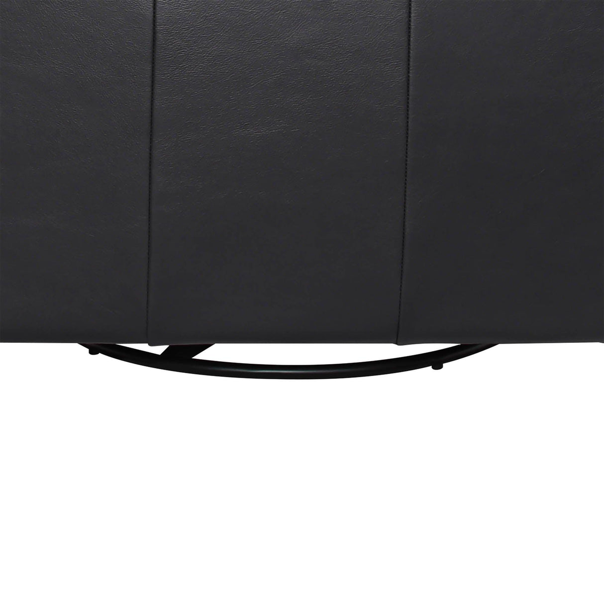 LH Home Europa Swivel Glider - Black