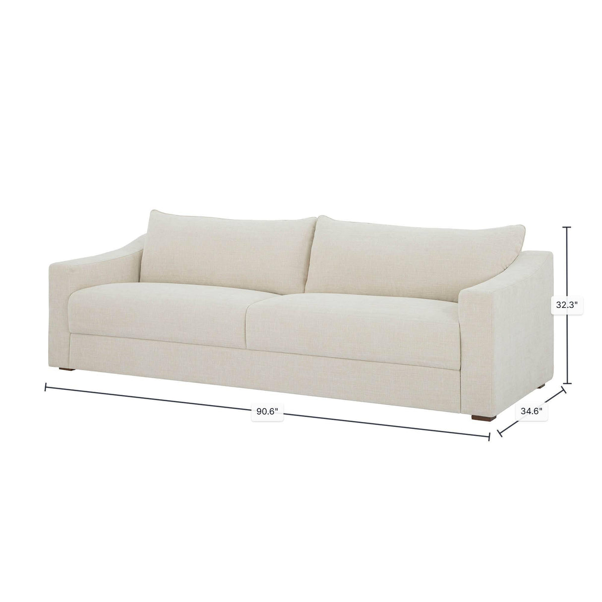 LH Home Felicity Sofa - Beige