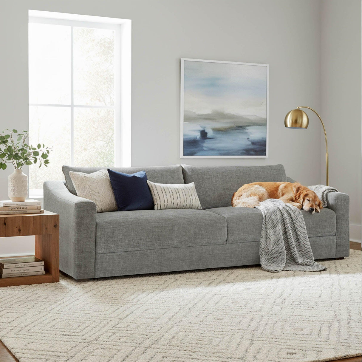 LH Home Felicity Sofa - Silver