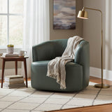 LH Home Fireside Swivel Club Chair - Deep Moss