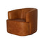 LH Home Fireside Swivel Club Chair - Saddle
