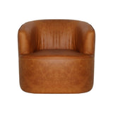 LH Home Fireside Swivel Club Chair - Saddle