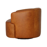LH Home Fireside Swivel Club Chair - Saddle