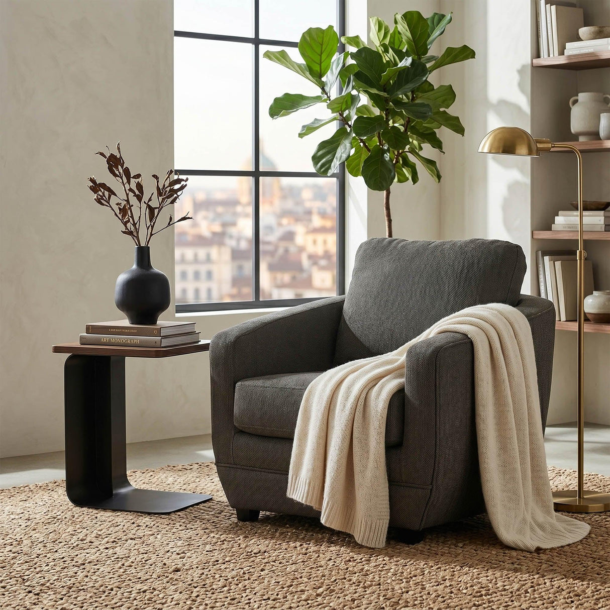LH Home Baltimo Club Chair - Smokey Sage (VT)