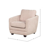 LH Home Baltimo Club Chair - Pale Rose (VT)