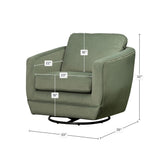 LH Home Baltimo Swivel Glider - Fern Green (VT)