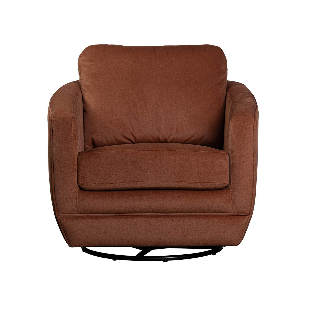 LH Home Baltimo Swivel Glider - Ginger Rust (VT)